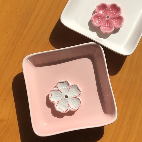 适合日本线香【樱花】香立香皿