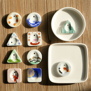 日本香彩堂 HANGA系列 【12种可选】 陶瓷 香立/香插/香盘/香座