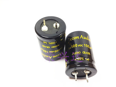 500V150UF JXCON Audio 高压胆机电源 电解电容 150UF500V 25X35