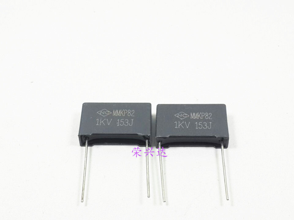 原装高压薄膜电容 校正安规电容 1KV153J 15NF1000V 脚距：16mm