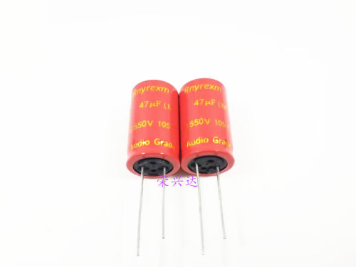 550V47UF 47UF550V 原装Rnyrexm红袍高压胆机电源 电解电容 18*31