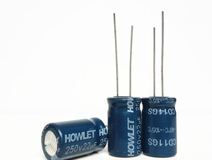 全新原装驱动电源 高频 电解电容 250V22UF 22UF250V 体积：13*20