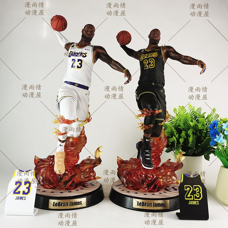 湖人队詹姆斯 LeBron James 雕像模型NBA周边GK手办桌面摆件礼品