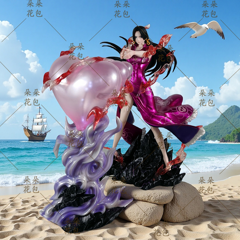 hzw 摆件比心天绘女帝七武海波雅汉库克二次元美少女GK手办模型