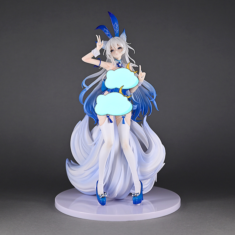 碧蓝航线动漫周边二次元美少女摆件信浓胧月梦的纠缠兔女郎GK手办