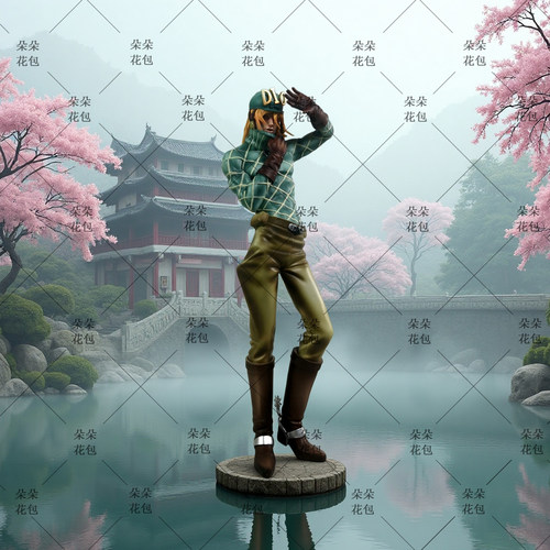 JOJO的奇妙冒险动漫周边桌面机箱陈列摆件布兰度GK手办二次元模型