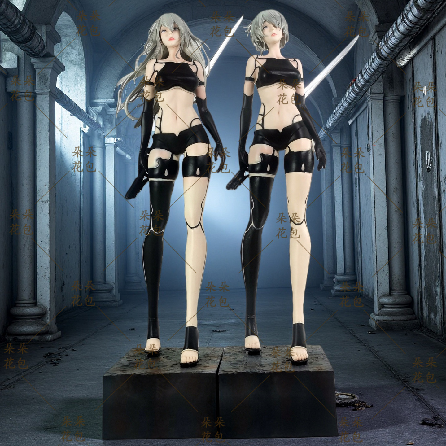 机械纪元动漫游戏周边二次元模型A2战损尼尔2B小姐姐雕像手办礼物