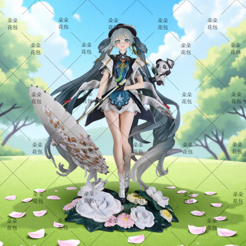 动漫周边桌搭装饰摆件雪公主长发许愿熊猫初音手办二次元模型礼物