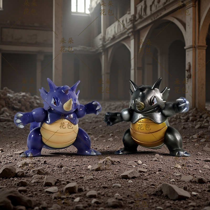 二次元动漫周边公仔摆件奇迹岛鎏金岁月铁甲暴龙1/20比例图签手办