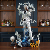 One 模型摆件 饰雕像尼卡山治双头雕GK手办二次元 Piece 动漫周边装