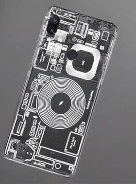 适用红米Note7后盖塑料RedmiNote7Pro手机后壳电池盖外壳后屏防摔