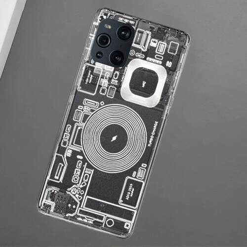 适用于OPPOfindX3后盖改装塑料