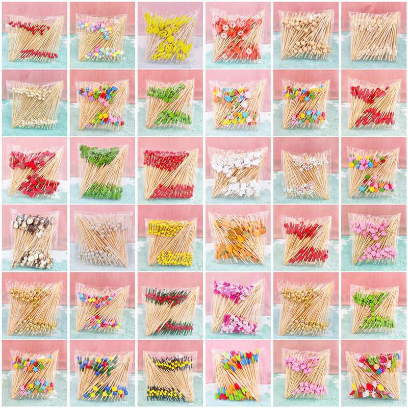 水果签竹签一次性水果叉汉堡签点心寿司鸡尾酒签串签花签糖葫芦签,餐饮具,水果叉/水果签,淘宝优惠券,粉丝福利购,淘宝优惠卷