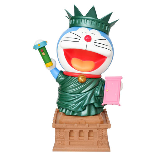 卡通叮当猫自由女神蓝胖子动漫游