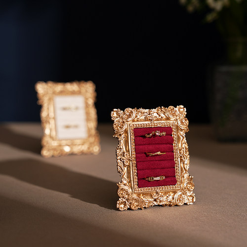 欧式复古戒指展示架梳妆台首饰架