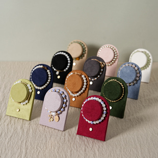 首饰展示架多色绒布迷你颈膜手链手镯手串牌店铺陈列拍摄道具摆件