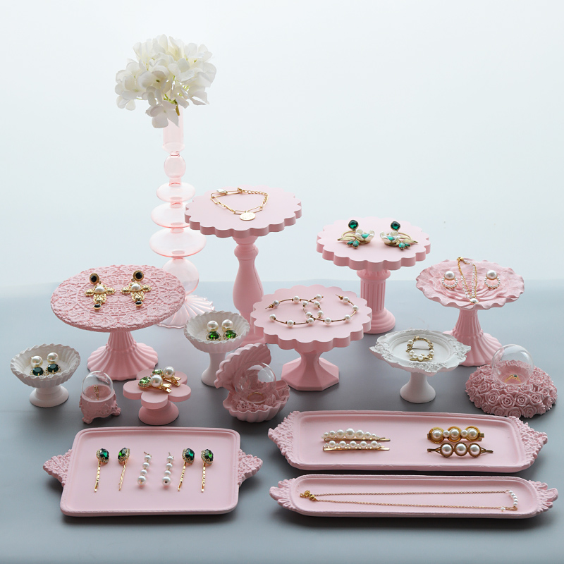 石膏首饰展示托盘珠宝陈列道具