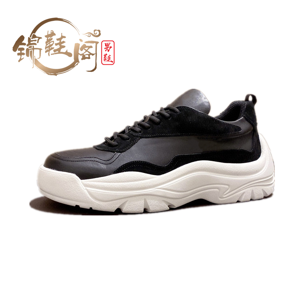 欧洲站新款拼接绒面革潮牌休闲鞋