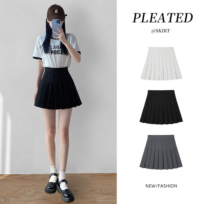 小个子半身裙2022新款女夏季jk百褶裙a字高腰显瘦流行短裙子薄款|ruв категории Женская одежда, юбка - от Buy2taobao.com для оказания профессиональной услуги покупки агента Taobao