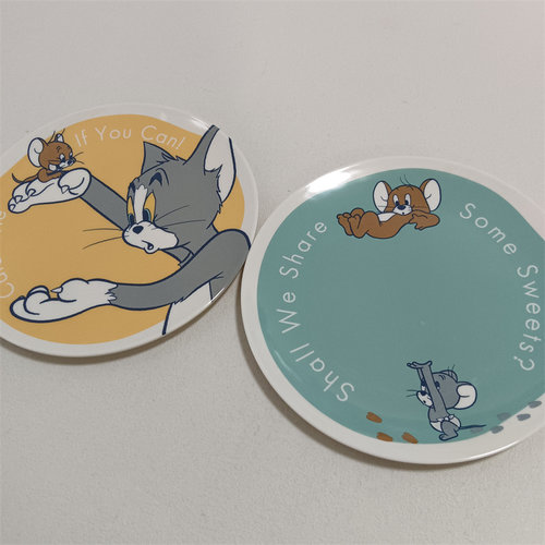 水果盘卡通猫和老鼠密胺