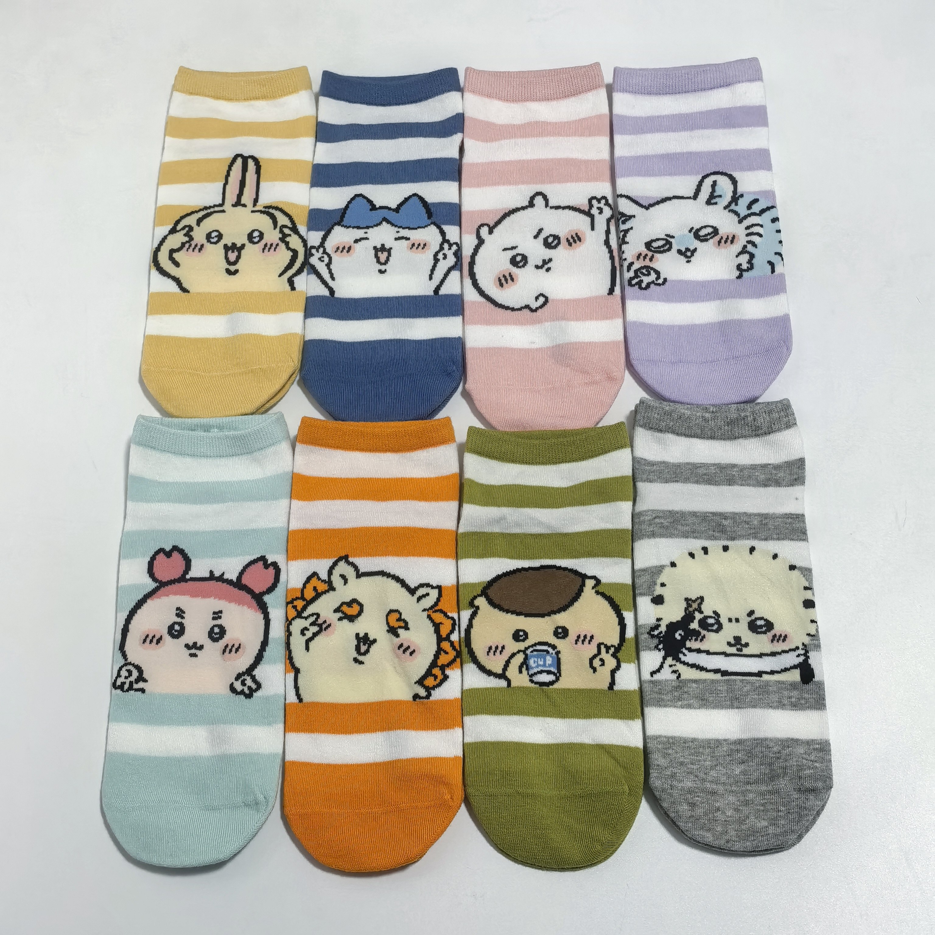 日单 可爱卡通自嘲熊 吉伊小八乌萨奇成人袜子 短袜,女士内衣/男士内衣/家居服,短袜,淘宝优惠券,粉丝福利购,淘宝优惠卷