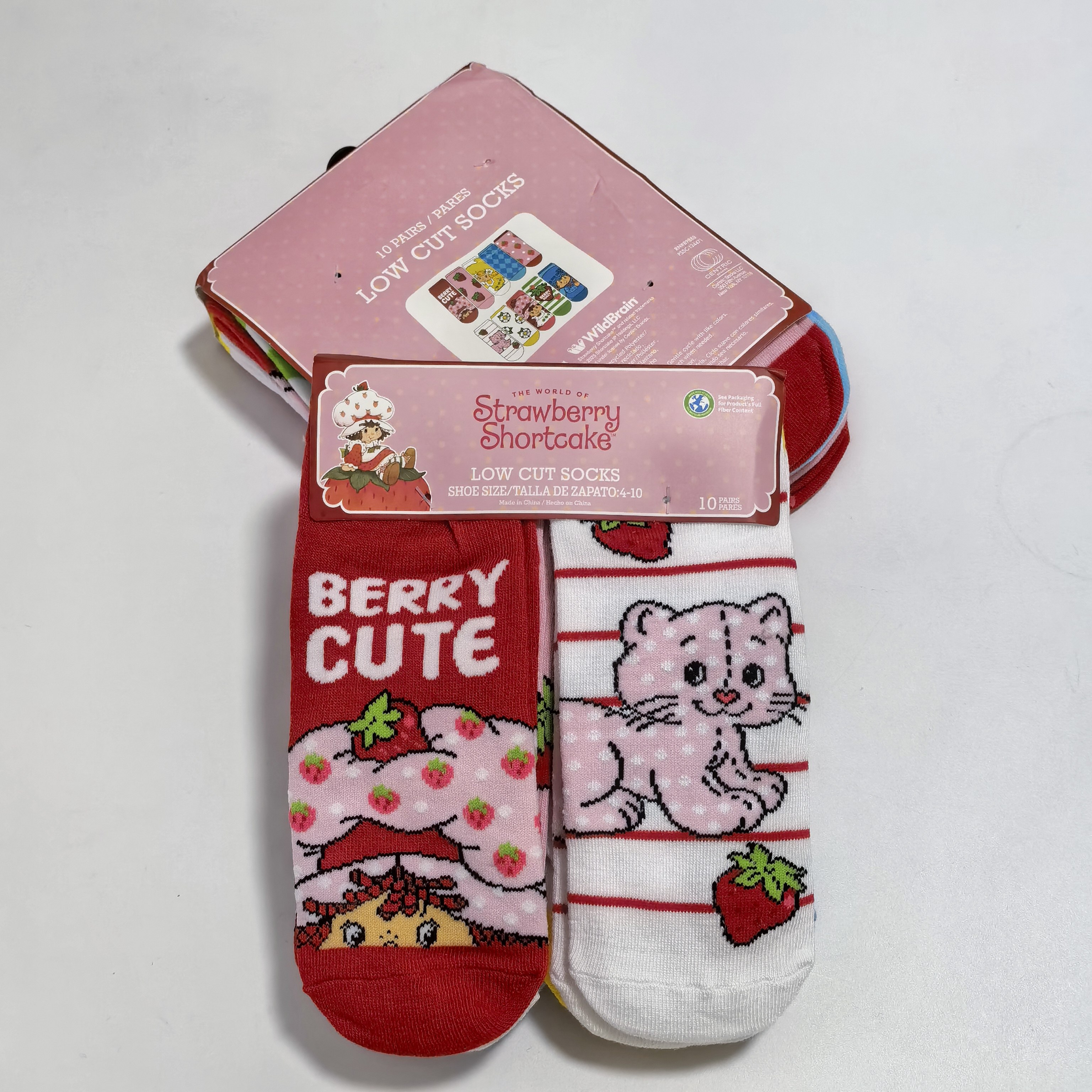 外贸出口 可爱卡通甜美草莓女孩 10双套装 成人袜子 短袜,女士内衣/男士内衣/家居服,短袜,淘宝优惠券,粉丝福利购,淘宝优惠卷