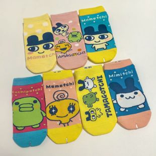 日单 短袜 儿童袜子 24cm 可爱卡通拓麻歌子周边