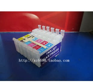 适用爱普生R270 R290 T50 1390 1430连供 空内置墨盒带复位芯片
