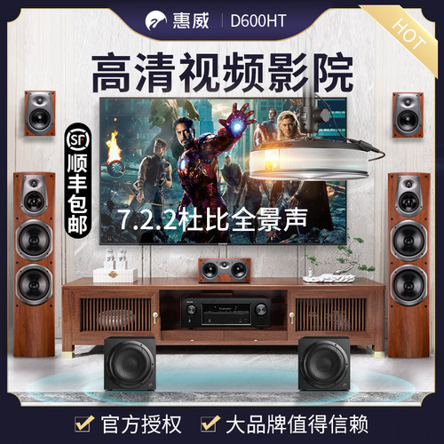 hivi客厅套装木质环绕家庭影院