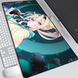 风真伊吕波鼠标垫hololive虚拟主播二次元动漫周边电竞办公键盘垫