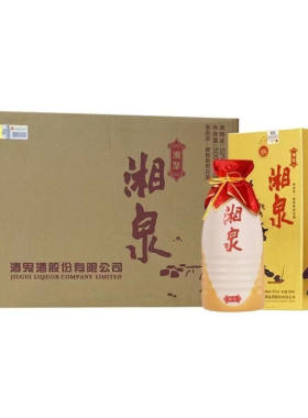 酒鬼湘泉湘聚52度馥郁香型白酒500mlx6瓶整箱特价清仓
