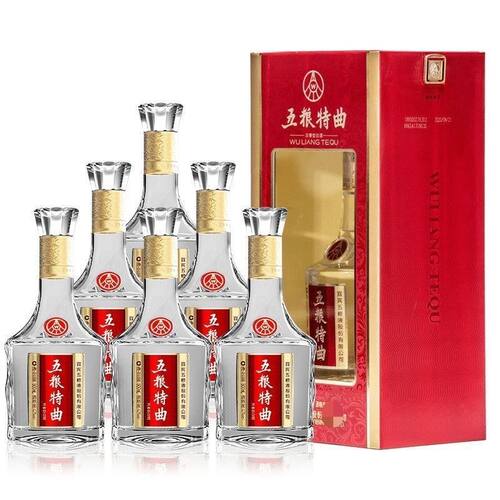 【2020年日期】五粮特曲52度浓香型白酒500ml单瓶礼盒装特价
