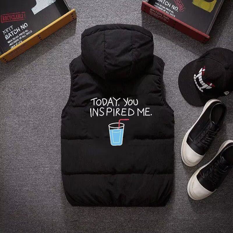 冬款棉马甲男生加厚保暖坎肩外套潮流宽松青少年休闲连帽马夹棉袄,男装,常规马甲,淘宝优惠券,粉丝福利购,淘宝优惠卷