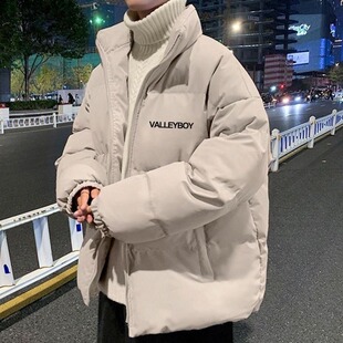 保暖外套 立领青少年时尚 大牌外贸 专柜清仓潮牌棉服男女2024冬季