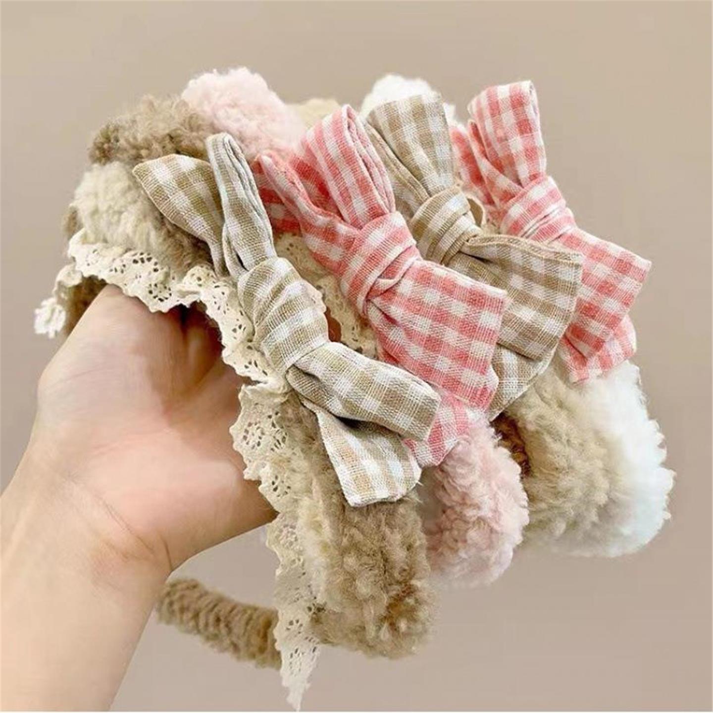 韩国BORA│蝴蝶结猫咪耳朵发箍女Lolita发卡敷面膜洗脸头箍可爱