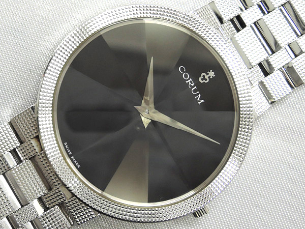 ÈðÊ¿¶þÊÖÔ×°ÊÖ±í À¥ÂØ CORUM 18k°×½ð ʯӢ Å®±í