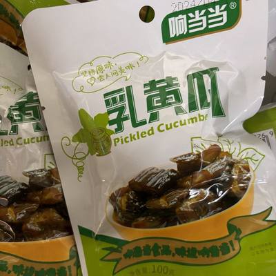 响当当乳黄瓜 蜜汁酱菜下饭 脆瓜黄瓜段小青瓜小菜腌制酱黄瓜100g