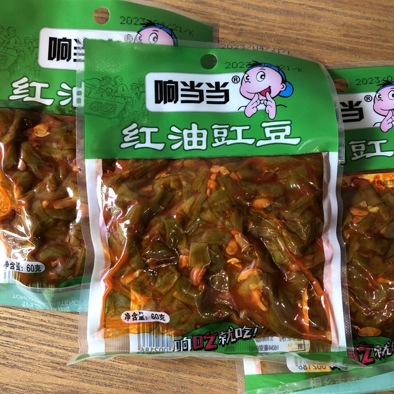 响当当红油豇豆60g/包泡菜泡菜