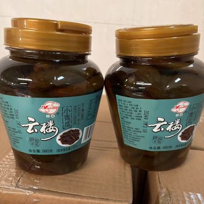 云楼小青瓜 980g瓶罐装 酱黄瓜小黄瓜乳酱瓜 泡菜/酱菜