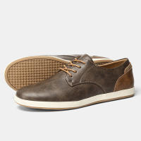 Men's Casual Single Shoes Plus Size 49 50 Leather Sneakers thumbnail 2