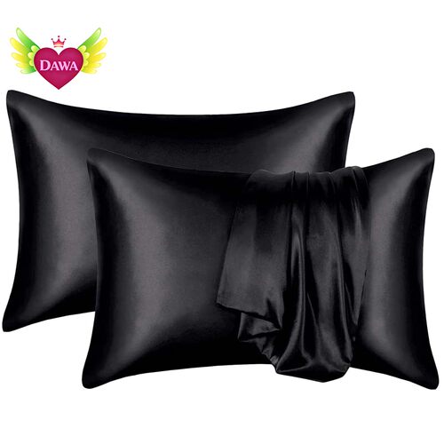 Ice Silk Satin Pillowcase Washed Silk Like Pillow Cover枕套