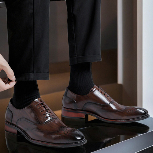 尖头男士皮鞋皮鞋英伦风