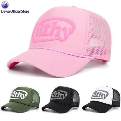 Summer Baseball Cap Breathable Mesh Trucker Hat 透气网鸭舌帽