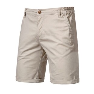 Shorts Cotton 100% Elastic Casual Business Men Summer