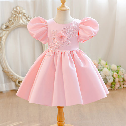 High-End Elegant Princess Formal Dress Baby Girls Party Gown
