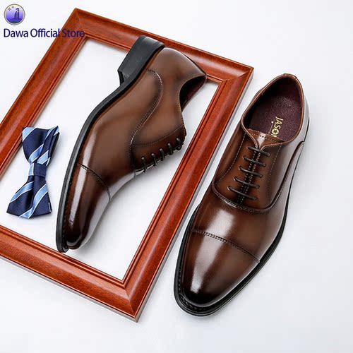 商务鞋真皮三接头绅士皮鞋内鞋