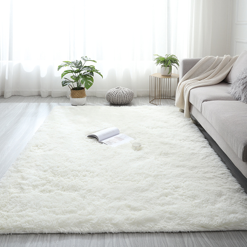 Plush Carpet Living Room Bedroom Fluffy Rug Floor Mat 地毯子 居家布艺 地毯 原图主图