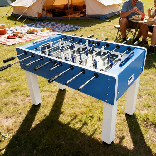 户外足球机 1.4米大号成人桌上足球桌 经典蓝白款 soccer table