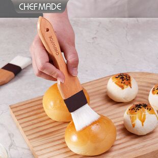 学厨 食品级材质油扫烘焙工具 榉木手柄羊毛刷烧烤刷子油刷蛋液刷