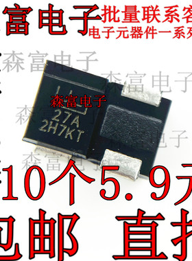 TVS瞬变抑制二极管 P6SMB27A 600W DO-214AA 27V丝印27A贴片单向